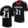 Cincinnati Bearcats Corey Kiner Jersey #21 Black 2023 Replica College Football