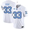 Cedric Gray Jersey #33 North Carolina Tar Heels Vapor Limited College Football White