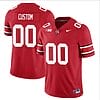 Custom Ohio State Jersey Name and Number College Football Stitched Scarlet