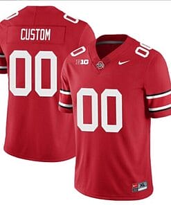 Custom Ohio State Jersey Name and Number College Football Stitched Scarlet