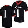 Cincinnati Bearcats Jersey #1 Black 2023 Replica College Football