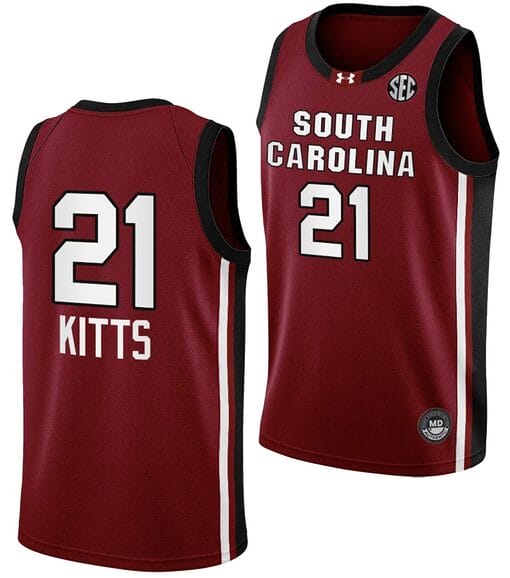 Chloe Kitts Jersey #21 South Carolina Gamecocks College Basketball 2023-24 Garnet