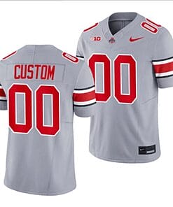 Custom Ohio State Jersey Name and Number College Football Stitched Gray
