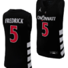 CJ Fredrick Jersey #5 Cincinnati Bearcats College Basketball Replica 2023-24 Black