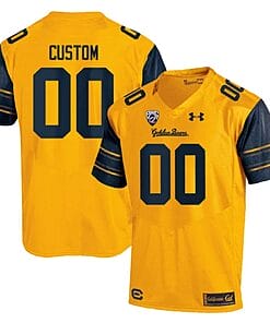 Custom California Golden Bears Jersey Name and Number College Football 2023 Stitched Gold