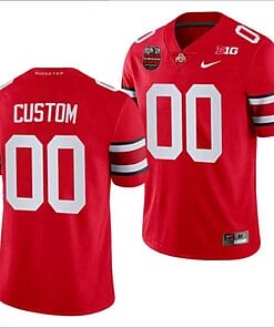 Custom Ohio State Jersey Name and Number Ohio Stadium Patch College Football Red