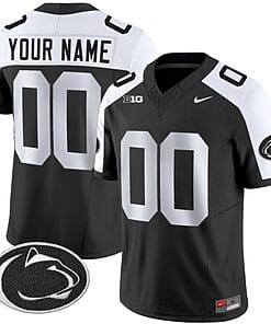 Custom Penn State Nittany Lions Jersey Name and Number Vapor Limited College Football All Stitched Black Alternate