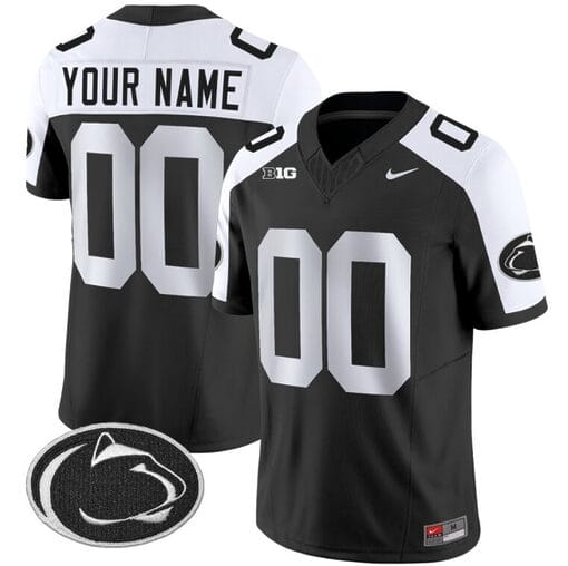 Custom Penn State Nittany Lions Jersey Name and Number Vapor Limited College Football All Stitched Black Alternate