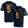 Cal Bears Jackson V Jersey #5 College Football 2023 Stitched Navy