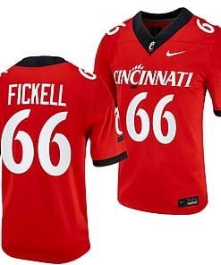 Cincinnati Bearcats Landon Fickell Jersey #66 Red 2023 Alternate College Football