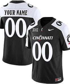 Custom Cincinnati Bearcats Jersey Name and Number Vapor Limited College Football All Stitched Black Alternate