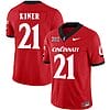 Corey Kiner Jersey #21 Cincinnati Bearcats Vapor Limited College Football All Stitched Red