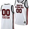 Custom South Carolina Gamecocks Jersey Name and Number College Basketball 2023-24 White