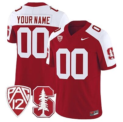 Custom Stanford Cardinal Jersey Name and Number Vapor Limited College Football Crimson Alternate