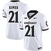 Corey Kiner Jersey #21 Cincinnati Bearcats Vapor Limited College Football All Stitched White