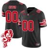 Custom Ohio State Jersey Name and Number Football Stitched Brutus Buckeye Patch Style 1 Black