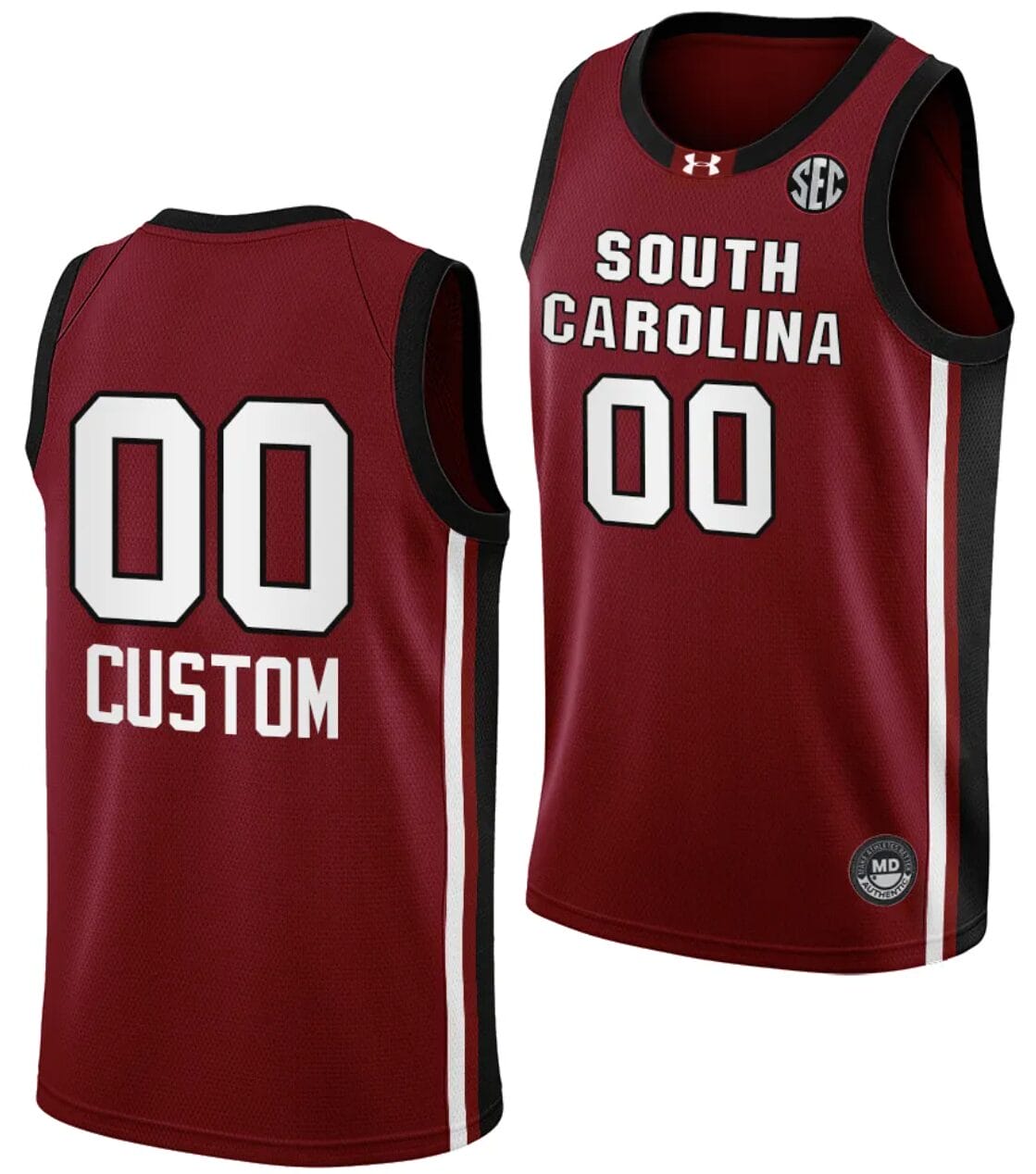 Custom South Carolina Gamecocks Jersey Name and Number College Basketball 2023-24 Garnet