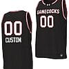 Custom South Carolina Gamecocks Jersey Name and Number College Basketball 2023-24 Black