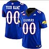 Custom Kansas Jayhawks Jersey Name and Number Vapor Limited Football Stitched Royal