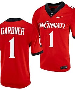 Cincinnati Bearcats Sauce Gardner Jersey #1 Red 2023 Alternate College Football