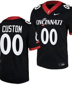 Custom Cincinnati Bearcats Jersey Name and Number Black 2023 Replica College Football