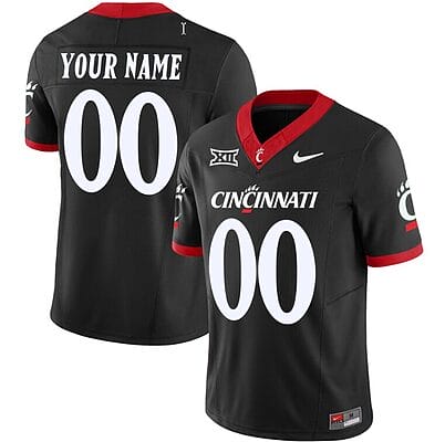 Custom Cincinnati Bearcats Jersey Name and Number Vapor Limited College Football All Stitched Black