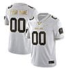 Custom Wisconsin Badgers Jersey Name and Number NCAA College Football White Gold