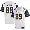 Cal Bears Evan Weaver Jersey #89 College Football 2023 Stitched White