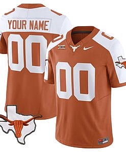 Custom Texas Longhorn Jersey Name and Number Vapor Limited College Football Stitched Alternate