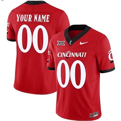 Custom Cincinnati Bearcats Jersey Name and Number Vapor Limited College Football All Stitched Red