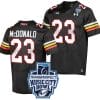 Colby McDonald Jersey #23 Maryland Terrapins 2023 Music City Bowl Patch Football Black