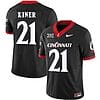 Corey Kiner Jersey #21 Cincinnati Bearcats Vapor Limited College Football All Stitched Black