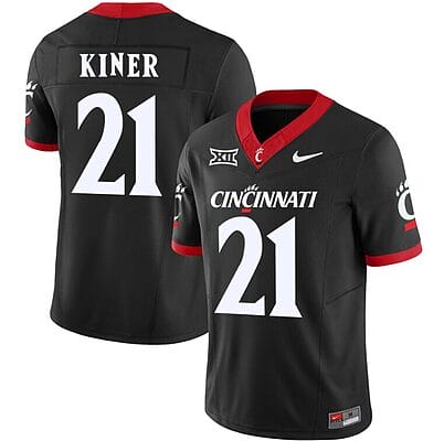 Corey Kiner Jersey #21 Cincinnati Bearcats Vapor Limited College Football All Stitched Black