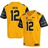 Cal Bears Joe Roth Jersey #12 College Football 2023 Stitched Gold