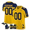 Custom Michigan Wolverines Jersey Special Name and Number College Football 2023 Stitched Maize Alternate