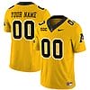 Custom Appalachian State Mountaineers Jersey Name and Number Vapor Limited College Football Yellow