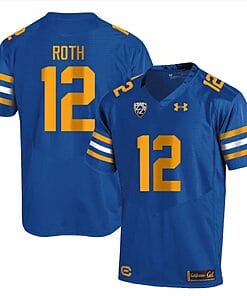 Cal Bears Joe Roth Jersey #12 College Football 2023 Stitched Royal