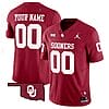 Custom Oklahoma Sooners Jersey Name and Number Vapor Limited College Football Stitched Red