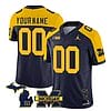 Custom Michigan Wolverines Jersey Special Name and Number College Football 2023 Stitched Navy Alternate