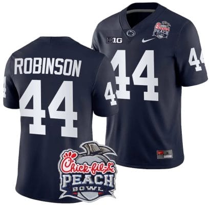 Chop Robinson Jersey #44 Penn State Peach Bowl Patch 2024 College Football Navy