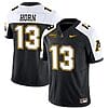 Christan Horn Jersey #13 Appalachian State Mountaineers Vapor Limited College Football Black Alternate
