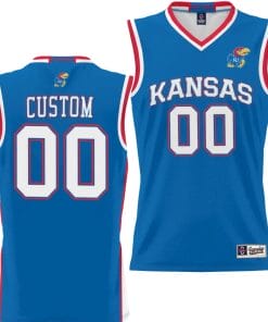 Custom Kansas Jayhawks Jersey Name and Number NIL College Basketball Lightweight Royal