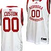 Custom Nebraska Cornhuskers Jersey Name and Number Basketball Home Uniform 2023-24 White