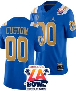 Custom UCLA Bruins Jersey Name and Number 2023 LA Bowl College Football Blue