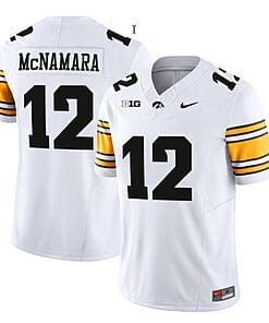 Cade McNamara Jersey #12 Iowa Hawkeyes Vapor Limited College Football White
