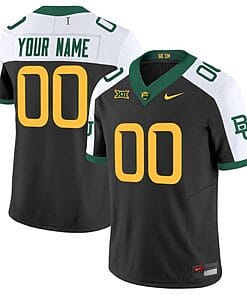 Custom Baylor Bears Jersey Name and Number Vapor Limited College Football All Stitched Black Alternate