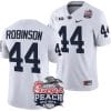 Chop Robinson Jersey #44 Penn State Peach Bowl Patch 2024 College Football White