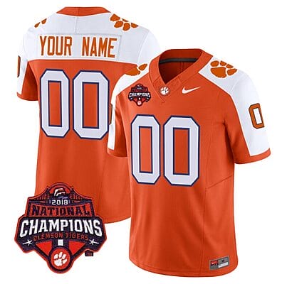 Custom Clemson Tigers Jersey Name and Number Vapor Limited College Football Stitched Alternate