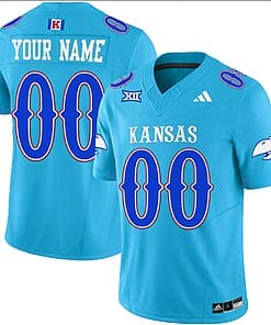 Custom Kansas Jayhawks Jersey Name and Number Vapor Limited Football Stitched Old KU