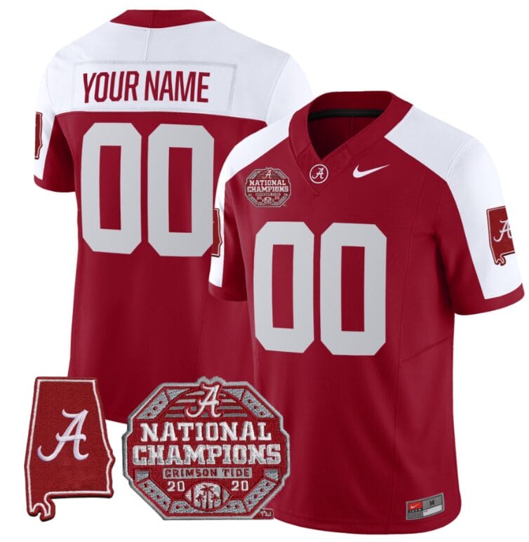 Custom Alabama Jersey Name and Number Vapor Limited Alternate All Stitched